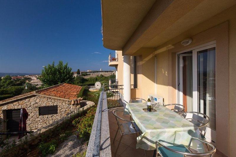 Marija F4 Apartment Krk Town Dış mekan fotoğraf